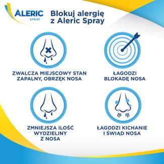 Aleric Spray 50 µg/dawkę, aerozol do nosa, zawiesina, 140 dawek - 3 - zdjęcie produktu