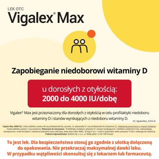 Vigalex Max 4000 IU, witamina D3, 90 tabletek - 6 - zdjęcie produktu