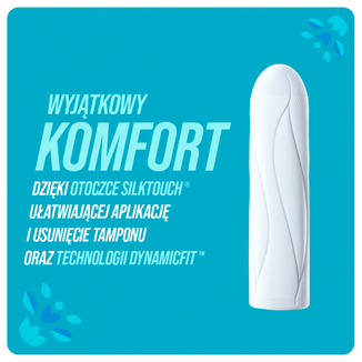O.B. ProComfort Trio, tampony higieniczne, Mini, 8 sztuk + Normal, 8 sztuk + Super, 8 sztuk - 4 - zdjęcie produktu