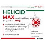 Helicid Max 20 mg, 14 kapsułek - miniaturka zdjęcia produktu