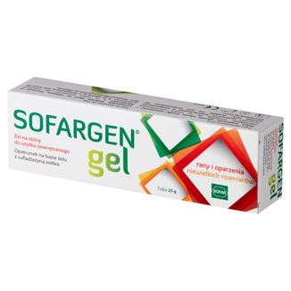 Sofargen Gel, żel na rany i oparzenia, 25 g - zdjęcie produktu