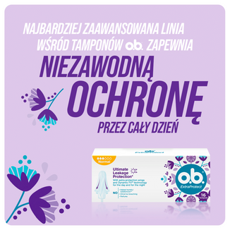 O.B. ExtraProtect, tampony higieniczne, Normal, 16 sztuk - 6 - zdjęcie produktu