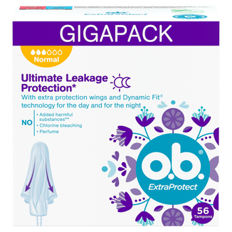 O.B. ExtraProtect, tampony higieniczne, Normal, 56 sztuk - zdjęcie produktu
