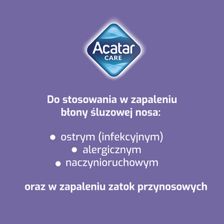 Acatar Care 0,5 mg/ml, aerozol do nosa, roztwór, 15 ml USZKODZONE OPAKOWANIE - 4 - zdjęcie produktu