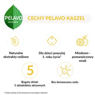 Pelavo Kaszel suchy i mokry, syrop dla dzieci powyżej 1 roku życia, 175 ml - 3 - zdjęcie produktu