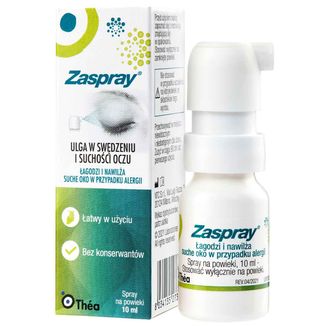 Zaspray, łagodzący spray na powieki, 10 ml - zdjęcie produktu