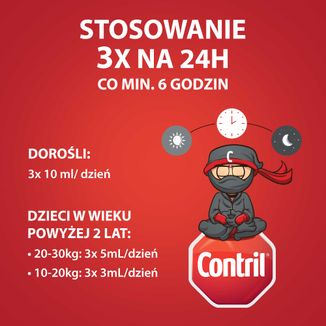 Contril 60 mg/10 ml, syrop dla dorosłych i dzieci powyżej 2 lat, smak wiśniowy, 120 ml - 4 - zdjęcie produktu