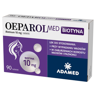 OeparolMed Biotyna 10 mg, 90 tabletek - zdjęcie produktu