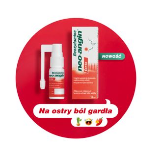 Benzydamine neo-angin Forte 3 mg/ml, aerozol do stosowania w jamie ustnej, roztwór, 15 ml - 4 - zdjęcie produktu