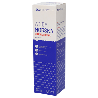 SEMA Protect, woda morska hipertoniczna, spray do nosa, 100 ml - zdjęcie produktu