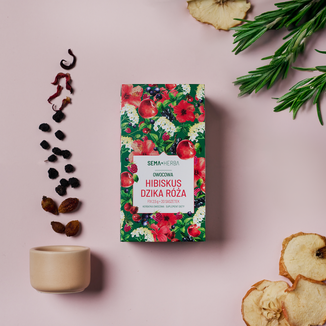 SEMA Herba Hibiskus i dzika róża Fix, 2,5 g x 20 saszetek KRÓTKA DATA - 2 - zdjęcie produktu