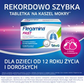 Flegamina Fast 8 mg, 20 tabletek - 6 - zdjęcie produktu