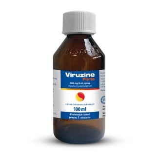 Viruzine Forte 500 mg/ 5 ml, syrop dla dorosłych i dzieci od 1 roku, smak bananowo-malinowy, 100 ml - 3 - zdjęcie produktu