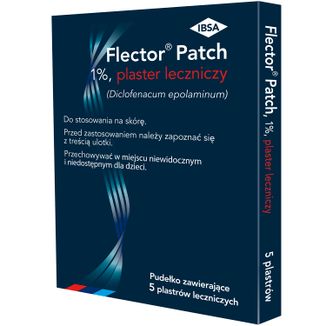 Flector Patch 1%, plaster leczniczy, 5 sztuk - zdjęcie produktu