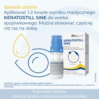Keratostill Sine, krople do oczu, 10 ml - 5 - zdjęcie produktu