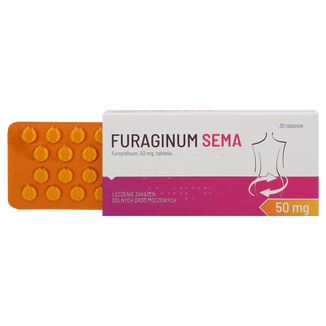 Furaginum SEMA 50 mg, 30 tabletek - 5 - zdjęcie produktu