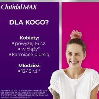 Clotidal Max 500 mg, 1 tabletka dopochwowa - 5 - zdjęcie produktu