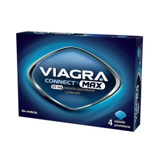 Viagra Connect Max 50 mg, 4 tabletki powlekane - zdjęcie produktu