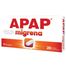 Apap Migrena 250 mg + 250 mg + 65 mg, 20 tabletek powlekanych