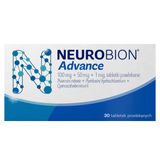Neurobion Advance 100 mg + 50 mg + 1 mg, 30 tabletek powlekanych USZKODZONE OPAKOWANIE - miniaturka zdjęcia produktu