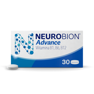 Neurobion Advance 100 mg + 50 mg + 1 mg, 30 tabletek powlekanych - 2 - zdjęcie produktu