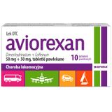 Aviorexan 50 mg + 50 mg, 10 tabletek powlekanych - miniaturka zdjęcia produktu