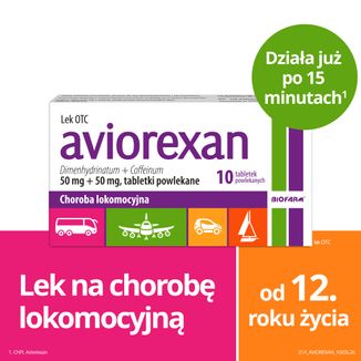Aviorexan 50 mg + 50 mg, 10 tabletek powlekanych - 2 - zdjęcie produktu