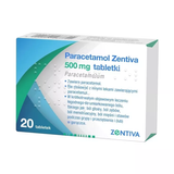 Paracetamol Zentiva 500 mg, 20 tabletek - miniaturka zdjęcia produktu