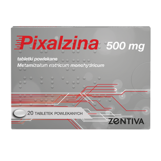 Pixalzina 500 mg, 20 tabletek powlekanych - zdjęcie produktu