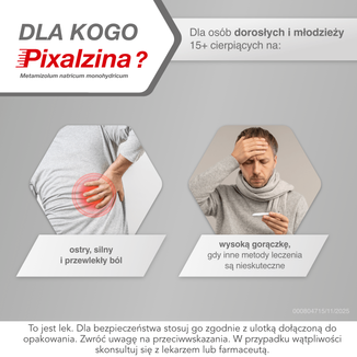Pixalzina 500 mg, 20 tabletek powlekanych - 4 - zdjęcie produktu