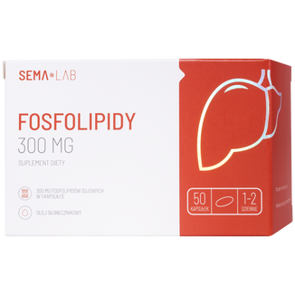 SEMA Lab Fosfolipidy 300 mg, 50 kapsułek - zdjęcie produktu