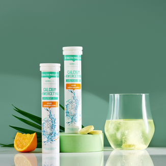 SEMA Lab Calcium + Kwercetyna, smak pomarańczowy, 20 tabletek musujących - 2 - zdjęcie produktu