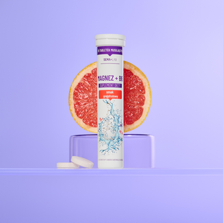 SEMA Lab Magnez + B6, smak grejpfrutowy, 20 tabletek musujących KRÓTKA DATA - 2 - zdjęcie produktu