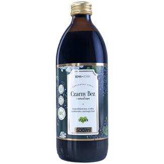 SEMA Herba Czarny Bez, sok z owoców, 500 ml - zdjęcie produktu