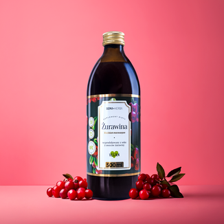 SEMA Herba Żurawina, sok z owoców, 500 ml - 2 - zdjęcie produktu