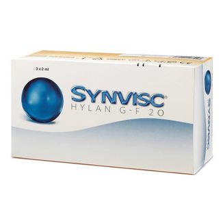 Synvisc Hylan G-F 20 16 mg/2 ml, 2 ml x 3 ampułkostrzykawki - zdjęcie produktu