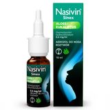 Nasivin Sinex Aloes i Eukaliptus 0,5 mg/ml, aerozol do nosa dla dorosłych i dzieci od 6 lat, 15 ml - miniaturka zdjęcia produktu