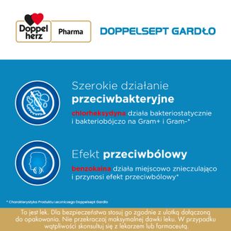 DoppelSept Gardło 5 mg + 5 mg, 20 tabletek do ssania USZKODZONE OPAKOWANIE - 4 - zdjęcie produktu