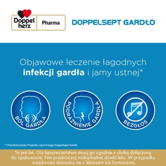 DoppelSept Gardło 5 mg + 5 mg, 20 tabletek do ssania USZKODZONE OPAKOWANIE - 6 - zdjęcie produktu