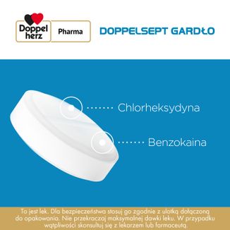 DoppelSept Gardło 5 mg + 5 mg, 20 tabletek do ssania - 5 - zdjęcie produktu