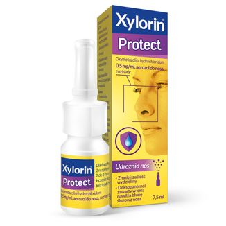 Xylorin Protect 0,5 mg/ml, aerozol do nosa, 7,5 ml - zdjęcie produktu