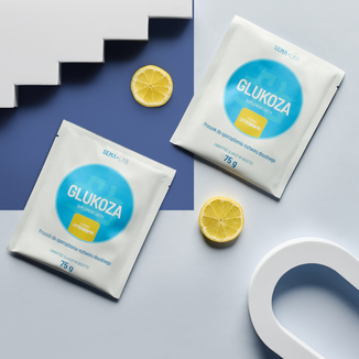 SEMA Lab Glukoza, proszek do sporządzania roztworu doustnego, smak cytrynowy, 75,9 g KRÓTKA DATA - 2 - zdjęcie produktu