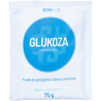 SEMA Lab Glukoza, proszek do sporządzania roztworu doustnego, 75 g KRÓTKA DATA - zdjęcie produktu