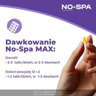 No-Spa Max 80 mg, 48 tabletek - 5 - zdjęcie produktu
