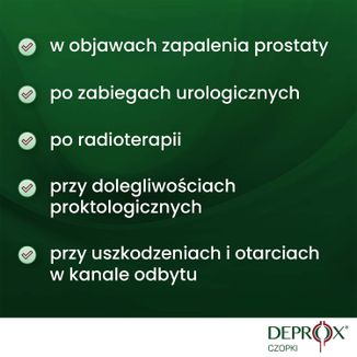 Deprox, czopki na zapalenie prostaty, 10 sztuk - 5 - zdjęcie produktu