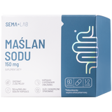 SEMA LAB Maślan Sodu 150 mg, 60 kapsułek o opóźnionym uwalnianiu KRÓTKA DATA - miniaturka zdjęcia produktu