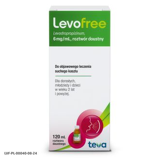 Levofree 6 mg/ml, od 2 lat, 120 ml - zdjęcie produktu