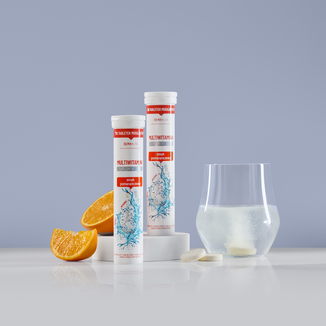 SEMA Lab Multiwitamina, smak pomarańczowy, 20 tabletek musujących - 2 SEMA Lab Multiwitamina, smak pomarańczowy, 20 tabletek musujących - 2 - zdjęcie produktu