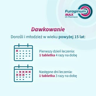 Furaginum Max US Pharmacia 100 mg, 30 tabletek - 4 - zdjęcie produktu
