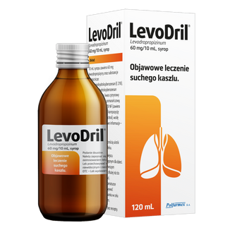 LevoDril 60 mg/10 ml, syrop, 120 ml - 2 - zdjęcie produktu